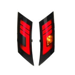 DMP LED Knipperlichtset Achter Piaggio Zip 2000 – Smoke Audi Look met Dagrijverlichting