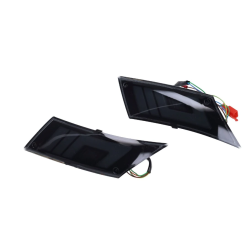 DMP LED Knipperlichtset Achter Piaggio Zip 2000 – Smoke Audi Look met Dagrijverlichting