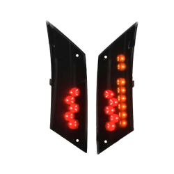 DMP LED Knipperlichtset Achter Piaggio Zip 2000 – Smoke Audi Look met Dagrijverlichting