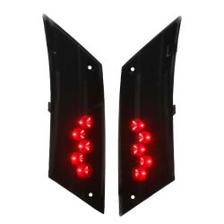 DMP LED Knipperlichtset Achter Piaggio Zip 2000 – Smoke Audi Look met Dagrijverlichting