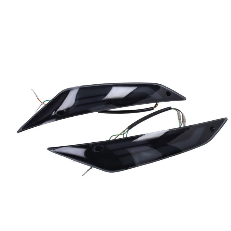 DMP LED Knipperlichtset Sport‑1 Voor Piaggio Zip 2000 – Smoke met Dagrijverlichting