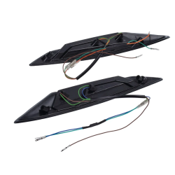 DMP LED Knipperlichtset Sport‑1 Voor Piaggio Zip 2000 – Smoke met Dagrijverlichting