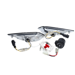 Power1 LED Knipperlichtset Voor Vespa Primavera / Sprint – Smoke Audi Look met Dagrijverlichting