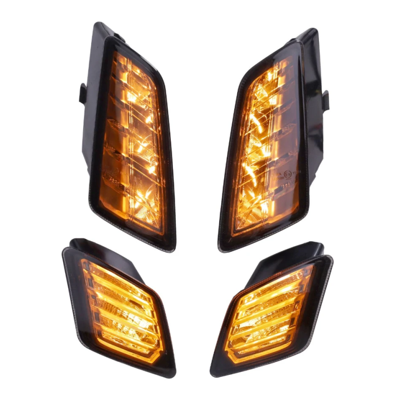 Power1 LED Knipperlichtset Voor + Achter Vespa GTS / GTV vanaf 2023 – Smoke Keyless E‑keur