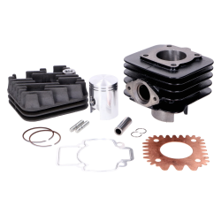 Cilinderkit Top Performances Black Trophy 50cc 40mm – Piaggio AC – Gietijzer