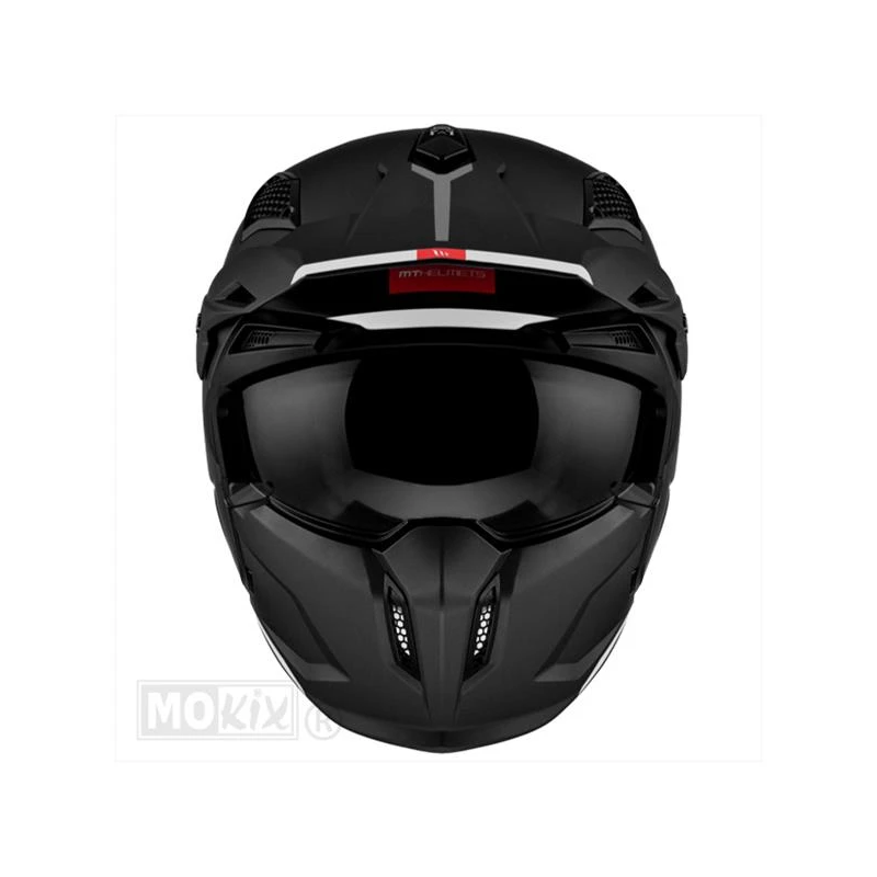 Helm MT Streetfighter Stripe SV Mat Zwart