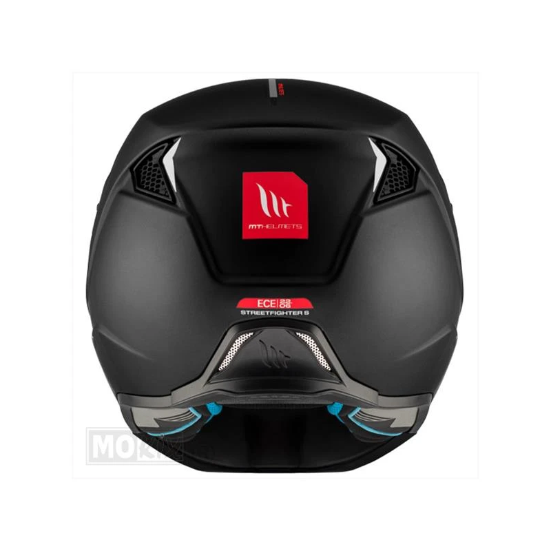 Helm MT Streetfighter Stripe SV Mat Zwart