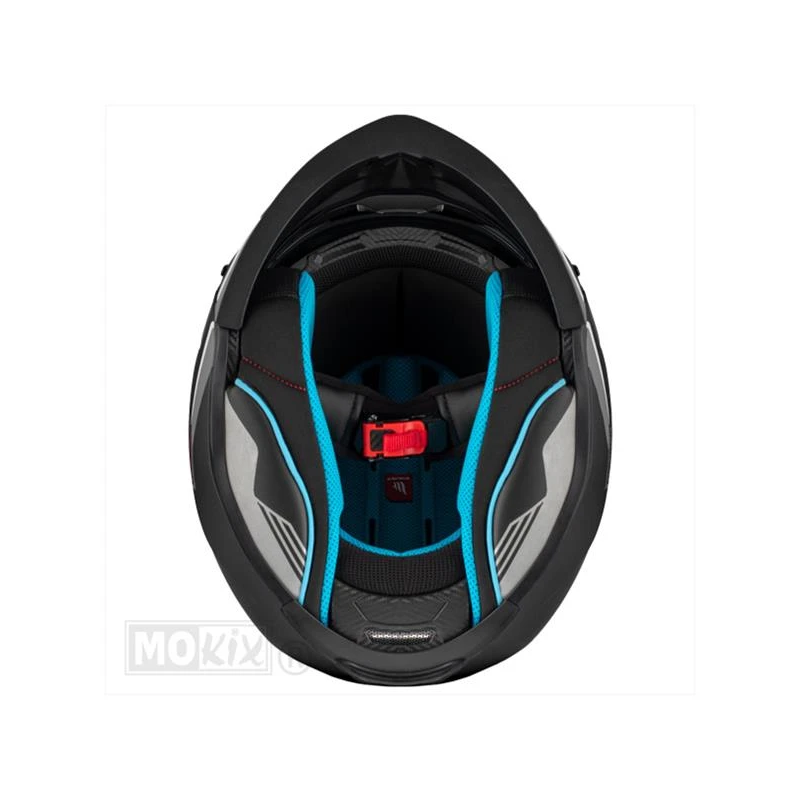 Helm MT Streetfighter Stripe SV Mat Zwart