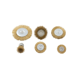 Staalborstelset met stift 6 Delig