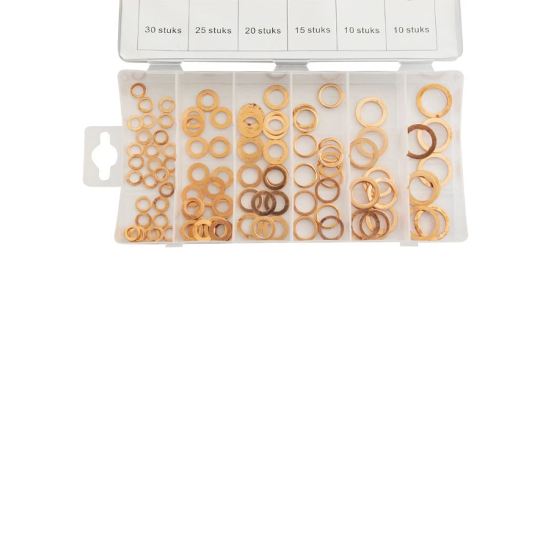 Assortiment Koper Ringen 110-Delig