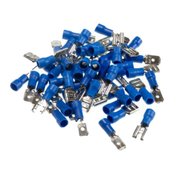 Assorti Kabelschoen Blauw - Plat - 50 Delig