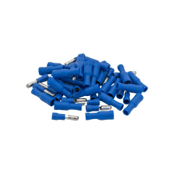 Assorti Kabelschoen Blauw - Rond - 50 delig