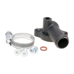 Polini Koelslang Aansluiting 45° Schuin – Gilera & Piaggio LC Cilinderkop Flens