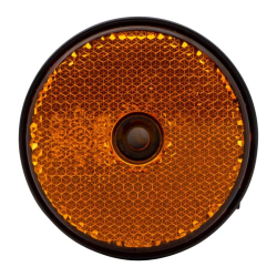 Reflector Universeel Oranje Rond 60MM