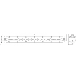 Power Ledbar Opbouw Universeel 28CM 24-Leds