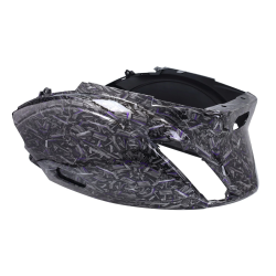 Kappenset Model SP Piaggio Zip 2000 5-Delig Flake Zwart / Zilver / Paars