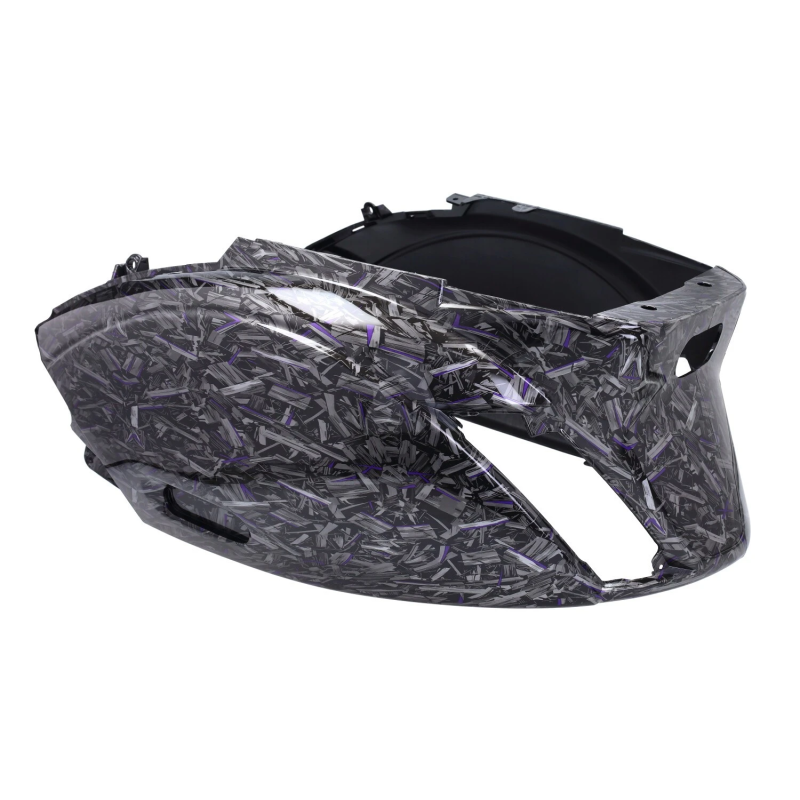 Kappenset Model SP Piaggio Zip 2000 5-Delig Flake Zwart / Zilver / Paars