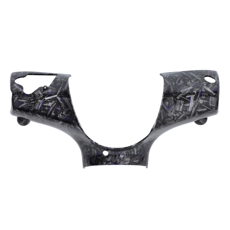 Kappenset Model SP Piaggio Zip 2000 5-Delig Flake Zwart / Zilver / Paars