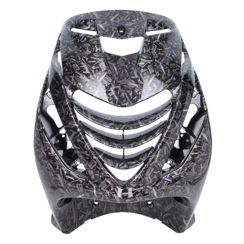 Kappenset Model SP Piaggio Zip 2000 5-Delig Flake Zwart / Zilver / Paars