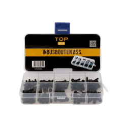 Inbus Boutset Zwart Assortiment 120-Delig