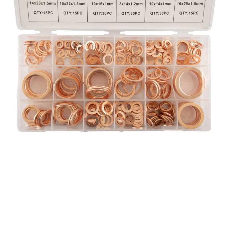 Assortiment Koper Ringen 350-Delig