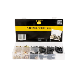 Plaatmoer / Schroef assortiment 170-Delig