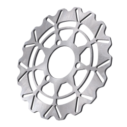 Remschijf Achter Derbi DRD Racing 218mm 3-Gaats Wave RVS A-Kwaliteit