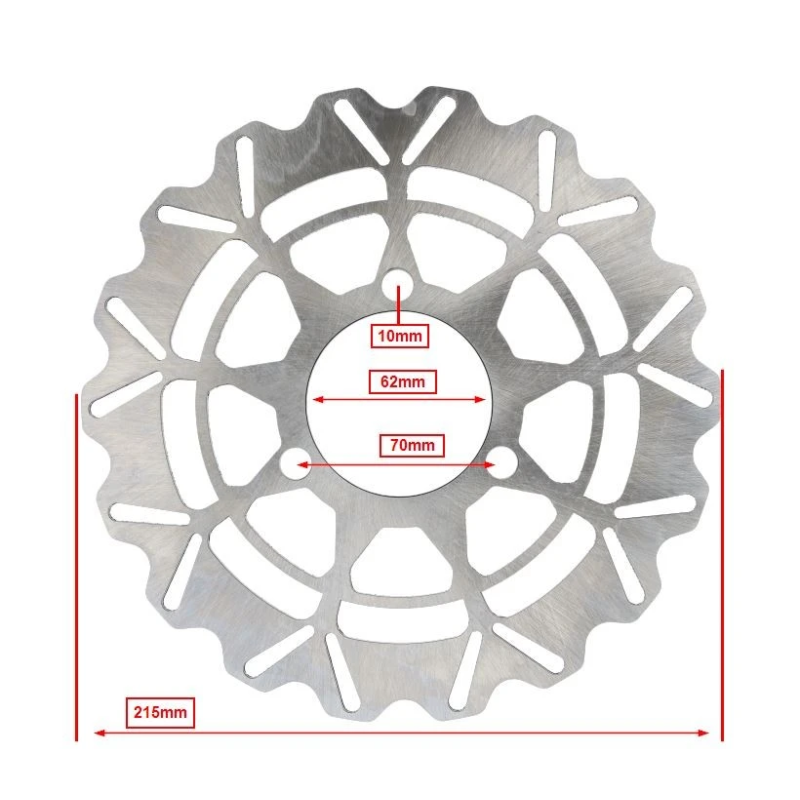 Remschijf Achter Derbi DRD Racing 218mm 3-Gaats Wave RVS A-Kwaliteit