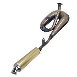 Uitlaat Tecno Circuit Blank / Goud Tomos A35