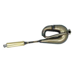 Uitlaat Tecno Circuit Blank / Goud Tomos A35
