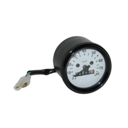 Kilometertellerklok 80KM/U Tomos / Puch 60MM Wit