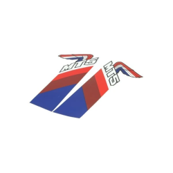 Tank Stickerset Honda MT Blauw / Bruin / Rood