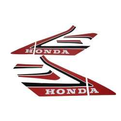Stickerset Rood/Zwart Honda MB50
