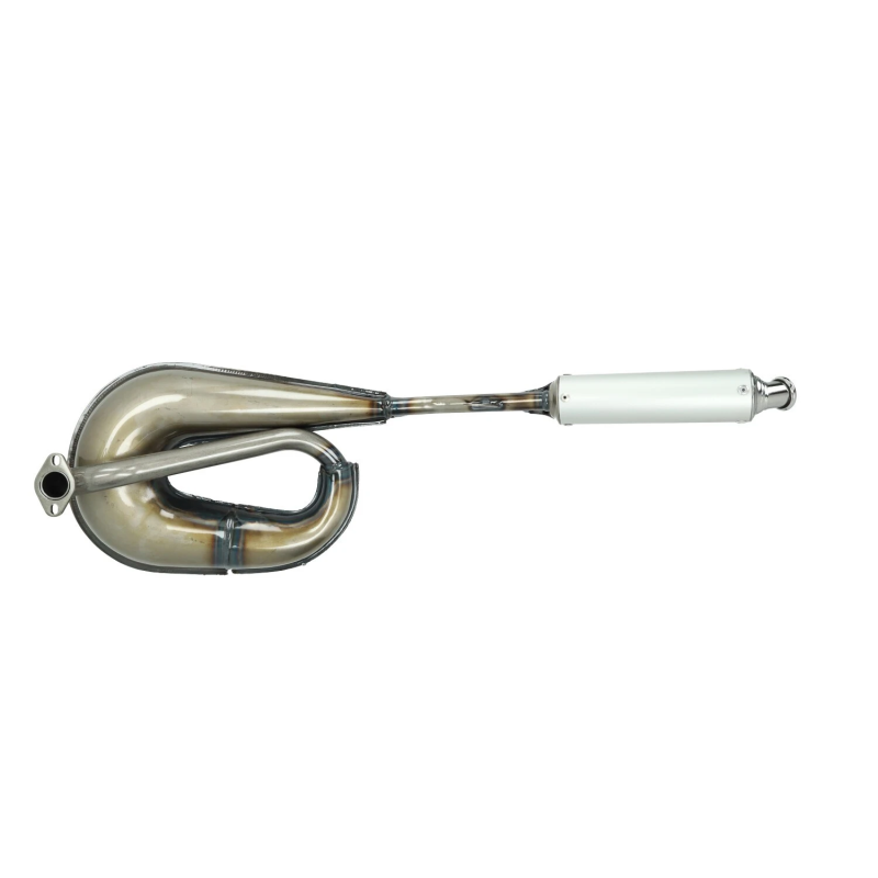 Uitlaat Tomos A3 / A35 Tecno Circuit Blank met Aluminium Demper 25mm