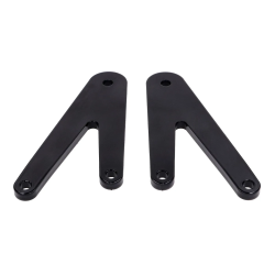 Voetsteunset Beta RR Zwart / Aluminium Met Bevestiging