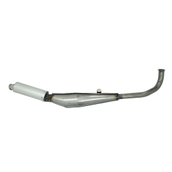 Uitlaat Tomos A3 / A35 Tecno Bullet Blank met Aluminium Demper 28mm