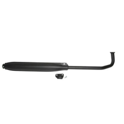 Uitlaat Tomos A3 / A35 Tecno STD Speedy Zwart 26mm Euro1 / Euro2