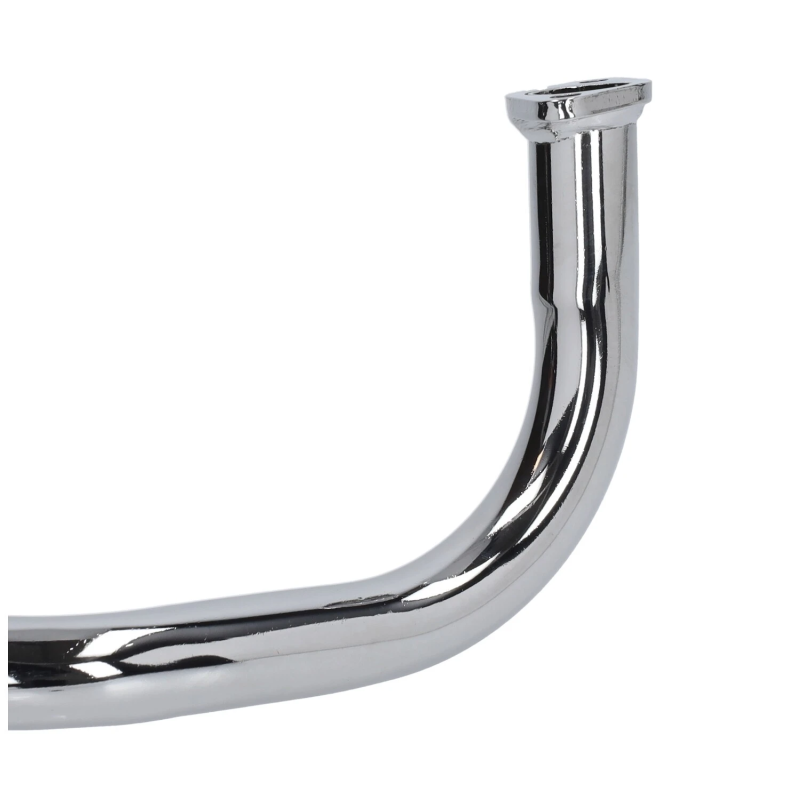 Uitlaat Tomos A35 Tecno Bullet Chroom met Aluminium Demper 28mm Euro2