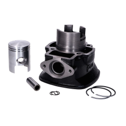 Cilinderset DMP 50cc 40mm Piaggio LC Watergekoeld 2-Takt Nieuw Model