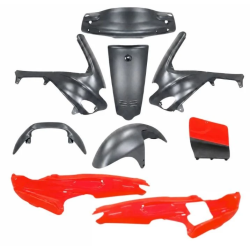 Kappenset Gilera Runner Fluo Oranje / Opaco 9-Delig