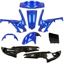 Kappenset Gilera Runner Blauw / Zwart 9-Delig