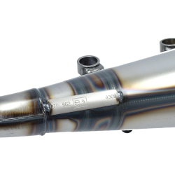 Yasuni R-Pro Zwart Uitlaat Minarelli Horizontaal 2-Takt