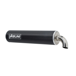 Yasuni R-Pro Zwart Uitlaat Minarelli Horizontaal 2-Takt