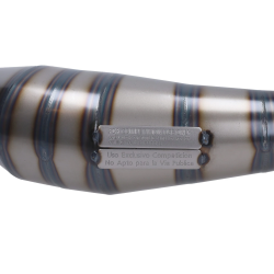 Yasuni R3 Carrera Carbon Uitlaat Onderlangs Derbi & Minarelli AM6 50cc 2-Takt