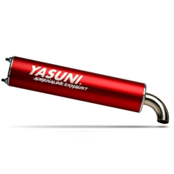 Yasuni C16 Carrera Rood Race Uitlaat Minarelli Horizontaal 2-Takt