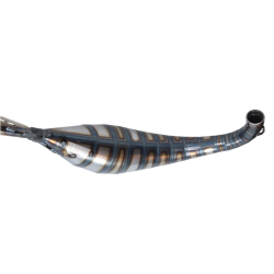 Yasuni R4 Carrera Max Big Bore Uitlaat Zwart Derbi 84-94cc 2 Takt