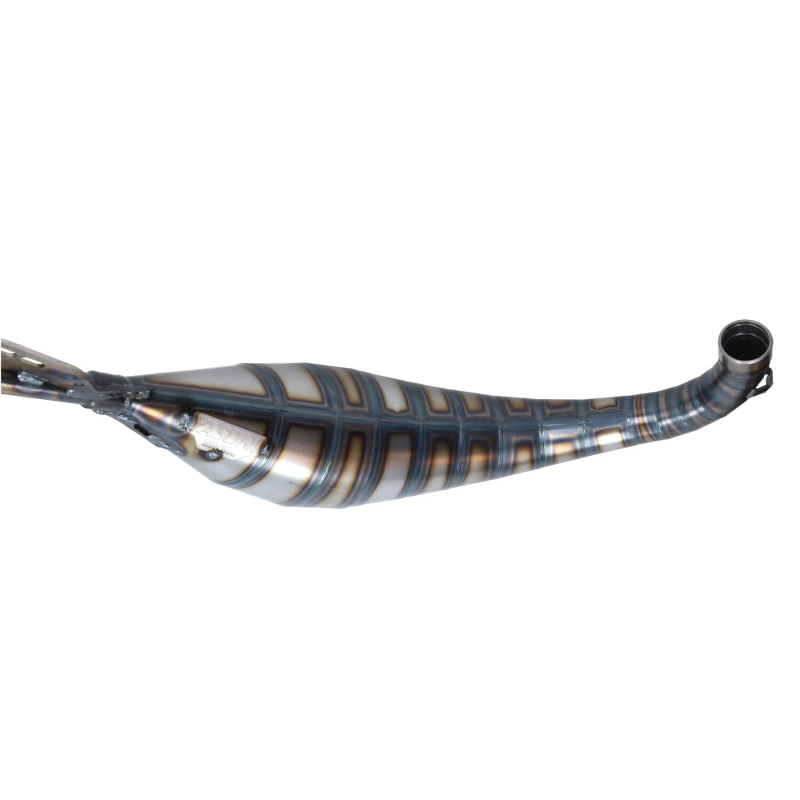 Yasuni R4 Carrera Max Big Bore Uitlaat Zwart Derbi 84-94cc 2 Takt
