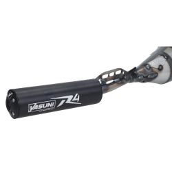 Yasuni R4 Carrera Max Big Bore Uitlaat Zwart Derbi 84-94cc 2 Takt