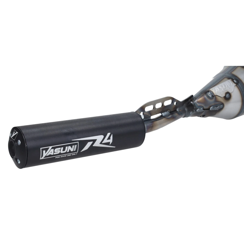 Yasuni R4 Carrera Max Big Bore Uitlaat Zwart Derbi 84-94cc 2 Takt