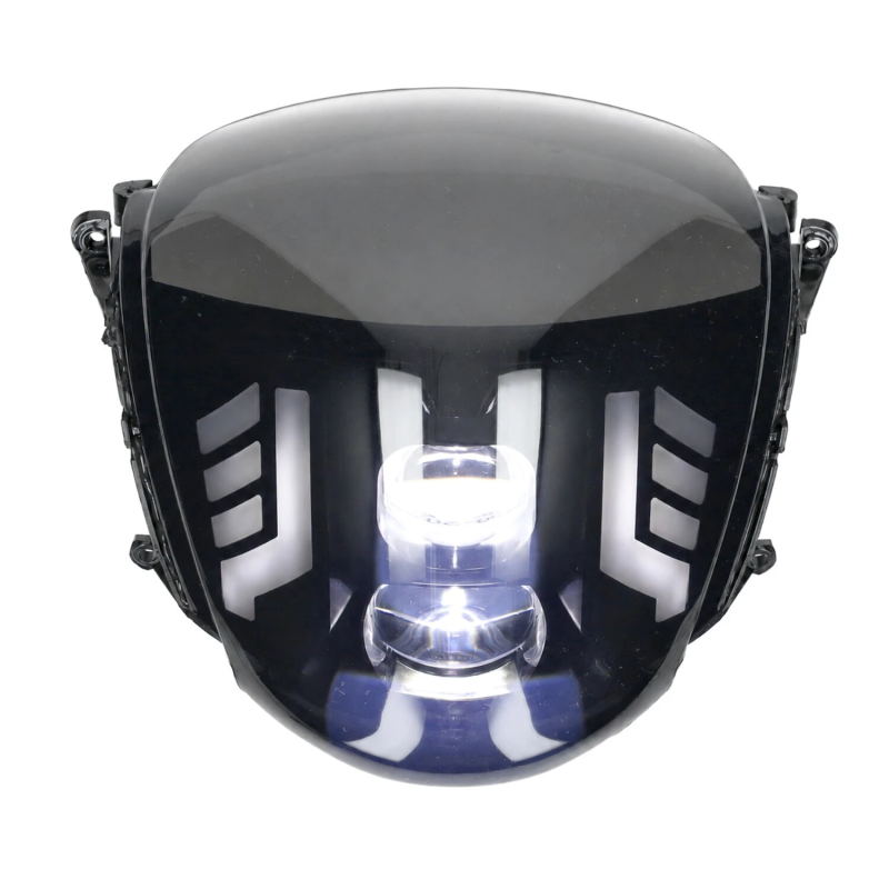 Koplamp Fast Arrow Pro led RS-1 double eye smoke zip2000, piaggio